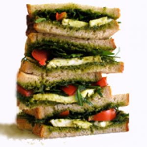 Sandwich Mozzarella for lunch catering