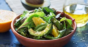 Avocado and orange salad