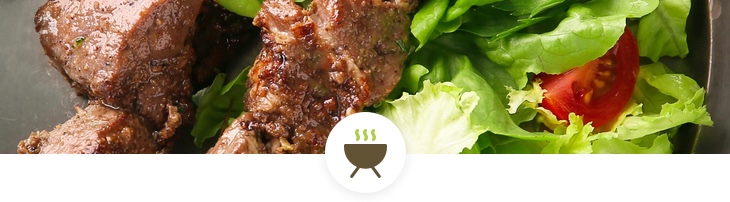 BBQ catering meat menu header