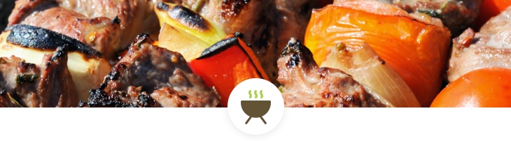 BBQ catering mixed meat menu header