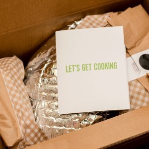 Luxury meal kits for dinners and virtual corporate drink parties