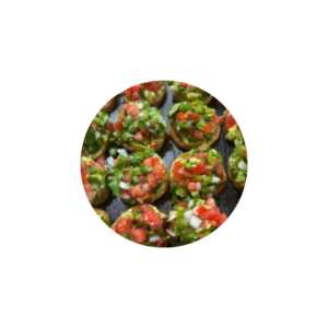 Crostini guacamole