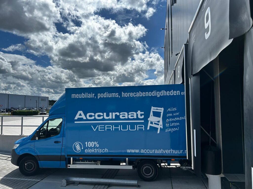 Accuraat's 100% electric van